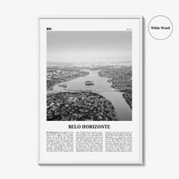 Belo Horizonte Print Black and White, Belo Horizonte Wall Art, Belo Horizonte Poster, Belo Horizonte Photo, Brazil, Brasil, South America