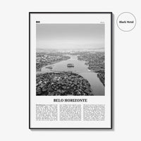 Belo Horizonte Print Black and White, Belo Horizonte Wall Art, Belo Horizonte Poster, Belo Horizonte Photo, Brazil, Brasil, South America