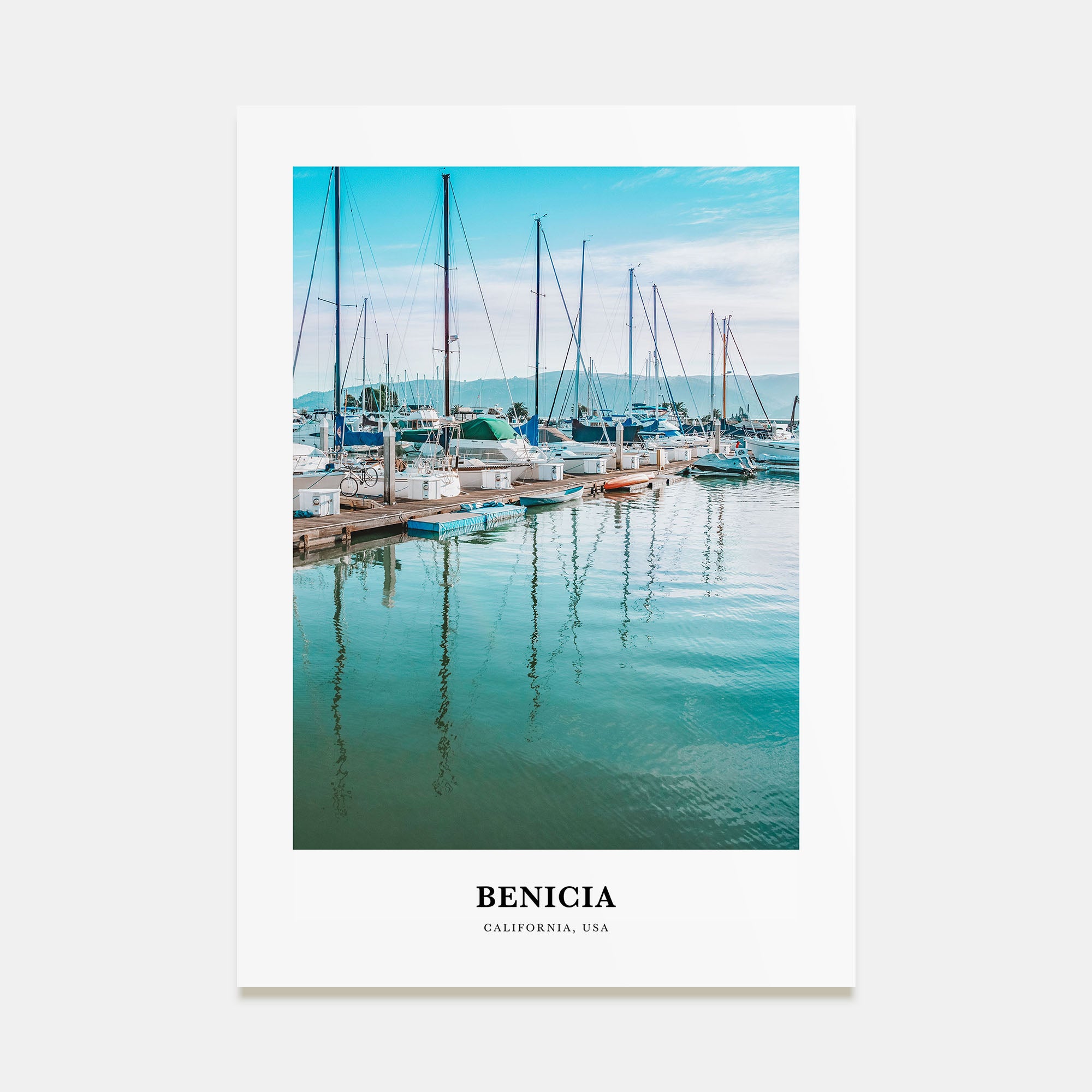 Benicia Portrait Color Poster