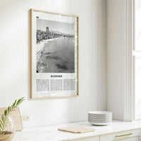 Benidorm Print Black and White, Benidorm Wall Art, Benidorm Poster, Benidorm Photo, Benidorm Wall Décor, Spain, España, Europe