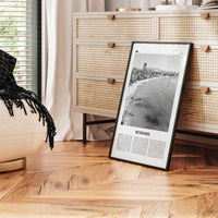 Benidorm Print Black and White, Benidorm Wall Art, Benidorm Poster, Benidorm Photo, Benidorm Wall Décor, Spain, España, Europe