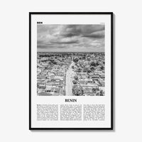 Benin Print Black and White, Benin Wall Art, Benin Poster, Benin Photo, Benin Wall Decor, Bénin, Dahomey, Cotonou, Porto-Novoa, Africa