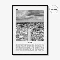 Benin Print Black and White, Benin Wall Art, Benin Poster, Benin Photo, Benin Wall Decor, Bénin, Dahomey, Cotonou, Porto-Novoa, Africa