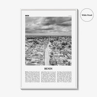 Benin Print Black and White, Benin Wall Art, Benin Poster, Benin Photo, Benin Wall Decor, Bénin, Dahomey, Cotonou, Porto-Novoa, Africa