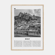 Berat Travel B&W Poster