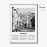 Bergamo Print Black and White, Bergamo Wall Art, Bergamo Poster, Bergamo Photo, Bergamo Wall Décor, Bèrghem, Italy, Italia, Lombardy