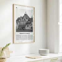 Bergisch Gladbach Print Black and White, Bergisch Gladbach Wall Art, Bergisch Gladbach Poster, Bergisch Gladbach Photo, Wall Décor, Map