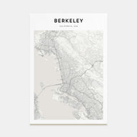 Berkeley Map Portrait Poster