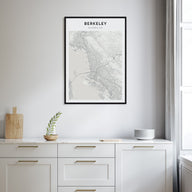 Berkeley Map Portrait Poster