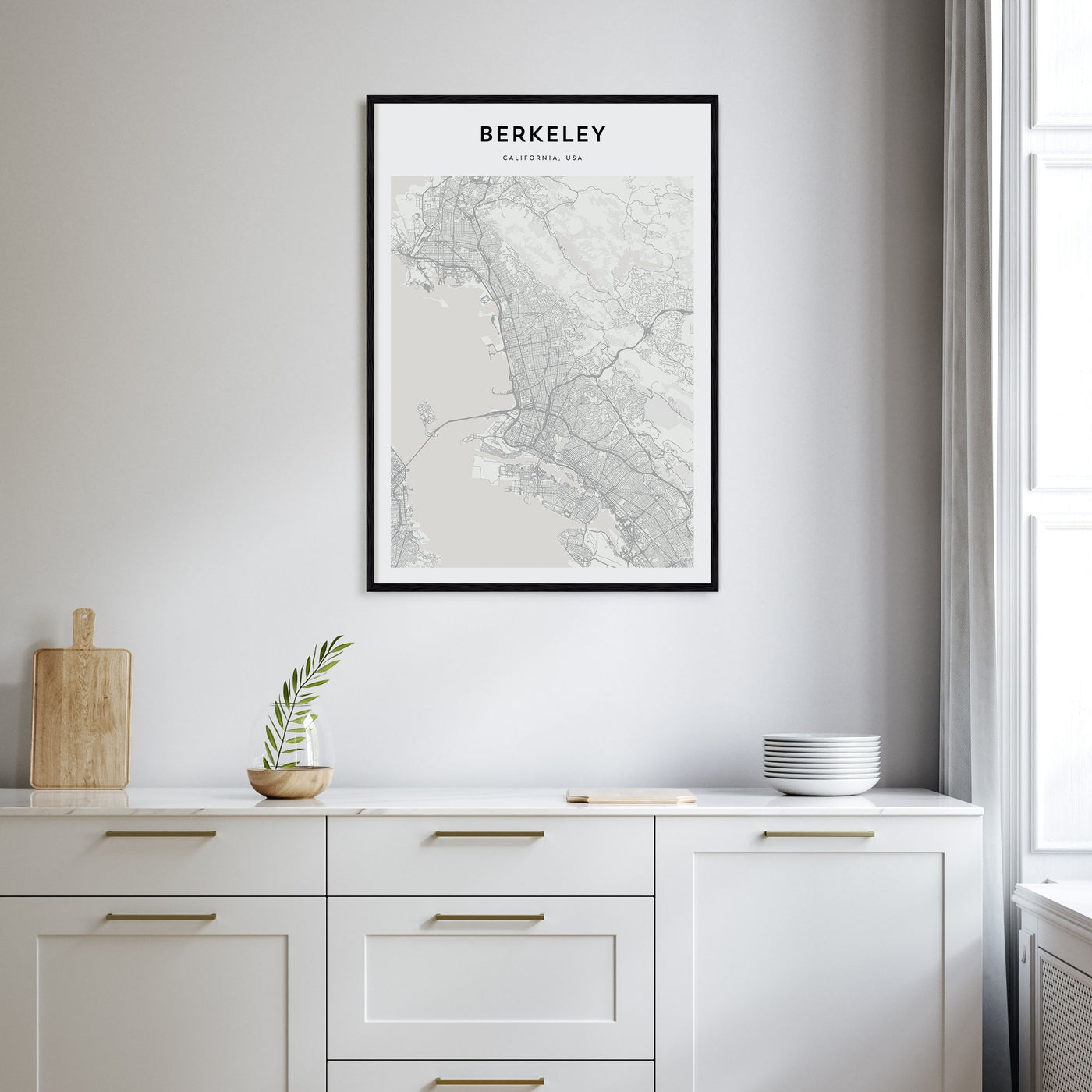 Berkeley Map Portrait Poster