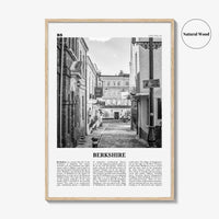 Berkshire Print Black and White, Berkshire Wall Art, Berkshire Poster, Berkshire Photo, Berkshire Map, England, UK, United Kingdom