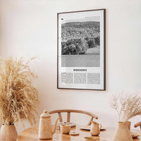 Berkshires Print Black and White, Berkshires Wall Art, Berkshires Poster, Berkshires Photo, Berkshires Map, Massachusetts, Connecticut, USA