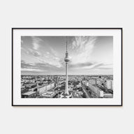 Berlin Landscape B&W Poster