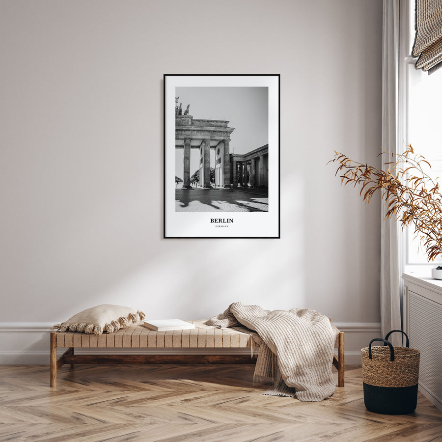 Berlin Portrait B&W No 2 Poster