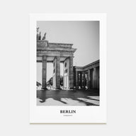 Berlin Portrait B&W No 2 Poster