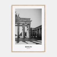 Berlin Portrait B&W No 2 Poster