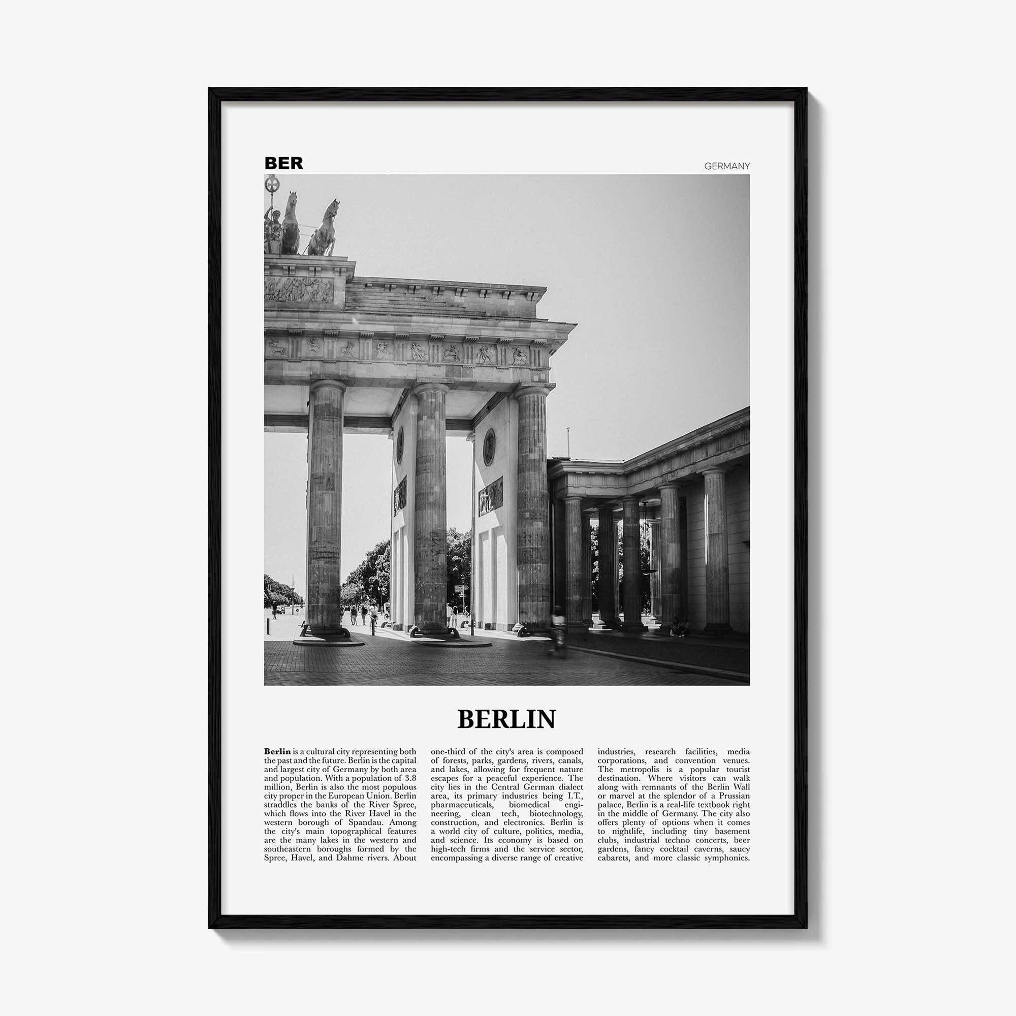 Berlin Print Black and White No 1, Berlin Wall Art, Berlin Poster, Berlin Photo, Berlin Wall Decor, Germany, Deutschland, Europe