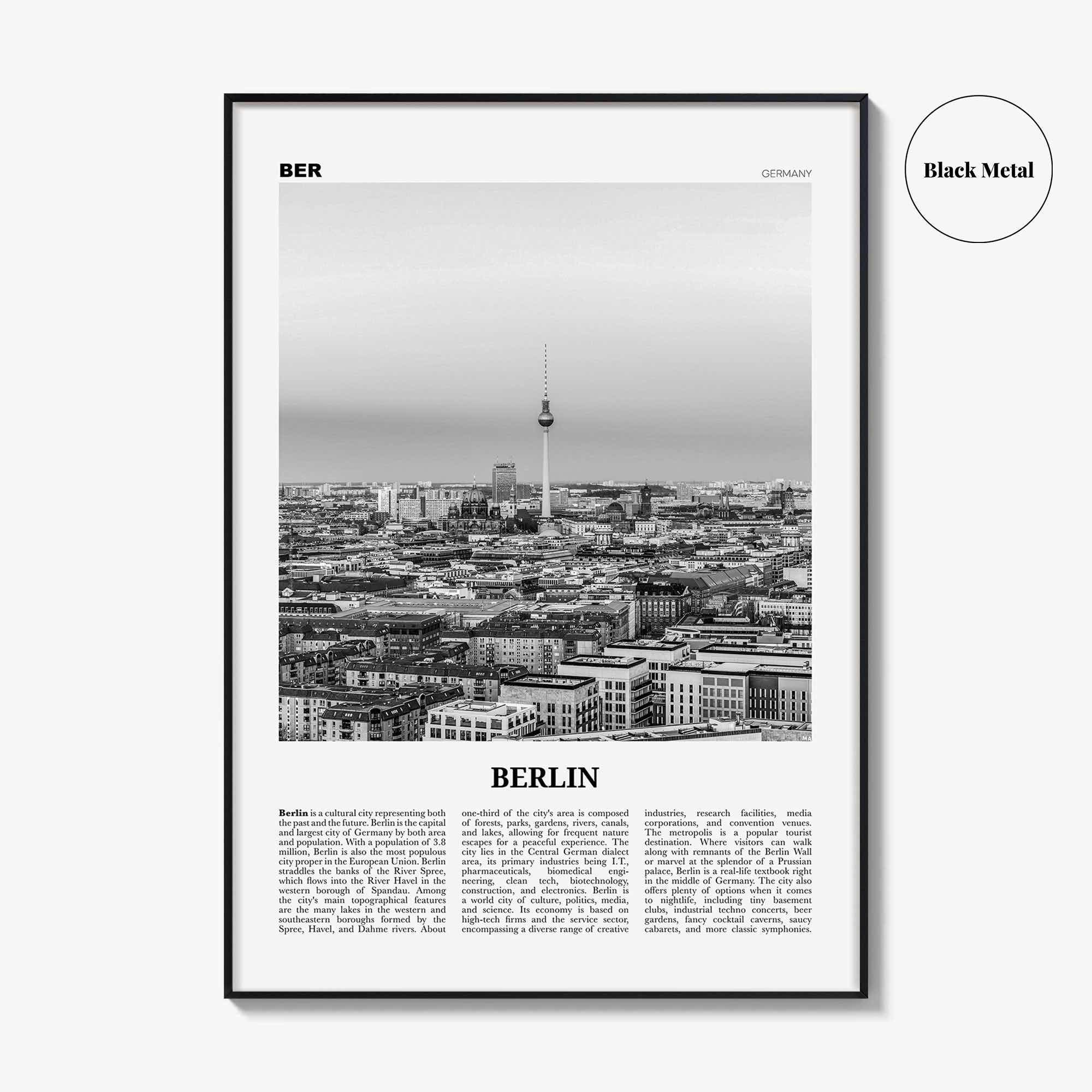 Berlin Print Black and White No 2, Berlin Wall Art, Berlin Poster, Berlin Photo, Berlin Wall Decor, Germany, Deutschland, Europe