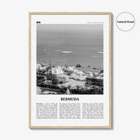Bermuda Print Black and White, Bermuda Wall Art, Bermuda Poster, Bermuda Photo, Hamilton, British Overseas Territory, North America