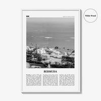 Bermuda Print Black and White, Bermuda Wall Art, Bermuda Poster, Bermuda Photo, Hamilton, British Overseas Territory, North America