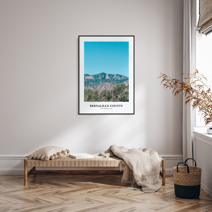 Bernalillo County Portrait Color Poster