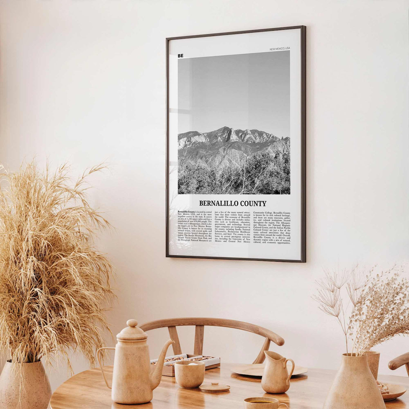 Bernalillo County Print Black and White, Bernalillo Wall Art, Bernalillo Poster, Bernalillo Photo, Bernalillo Wall Décor, Bernalillo Map
