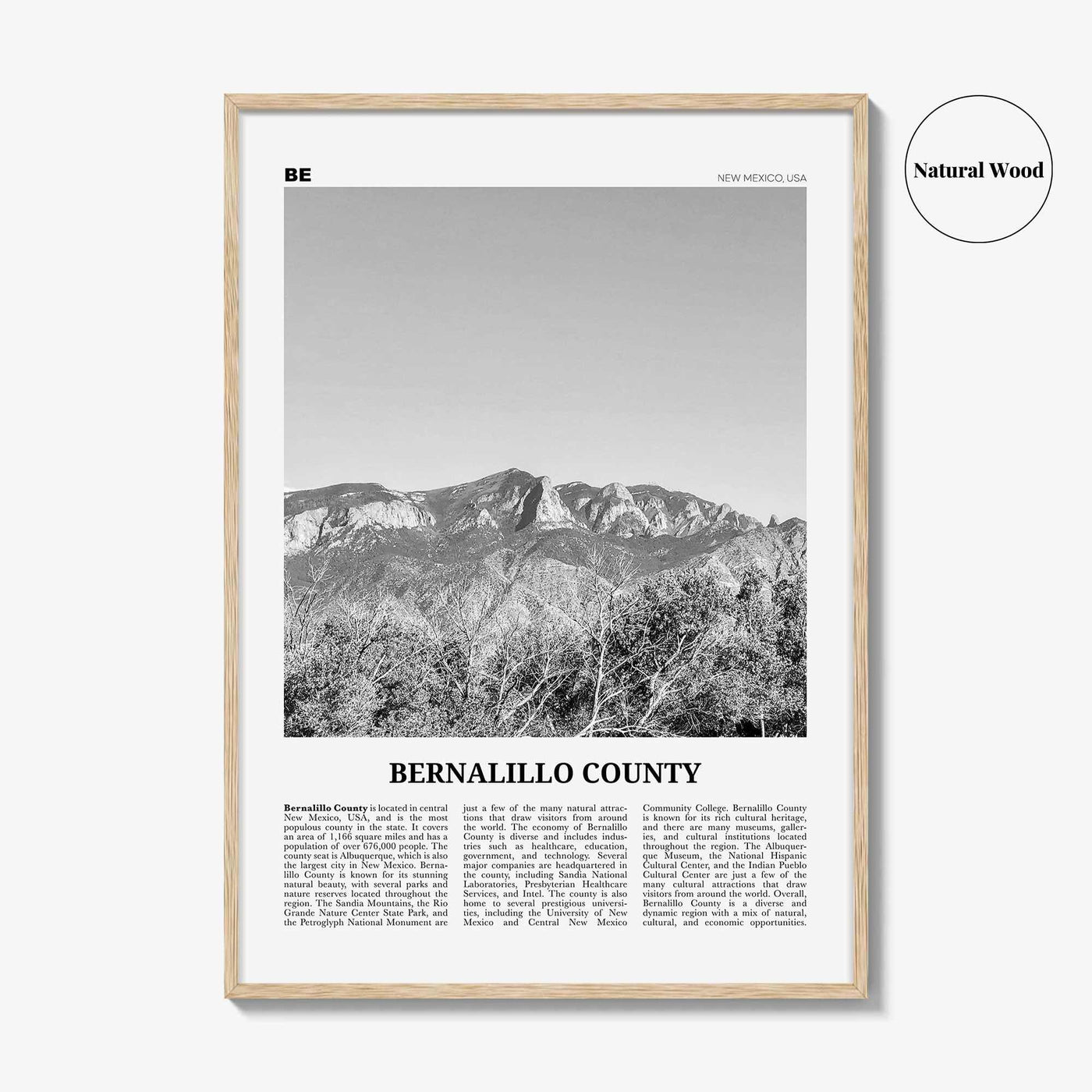 Bernalillo County Print Black and White, Bernalillo Wall Art, Bernalillo Poster, Bernalillo Photo, Bernalillo Wall Décor, Bernalillo Map