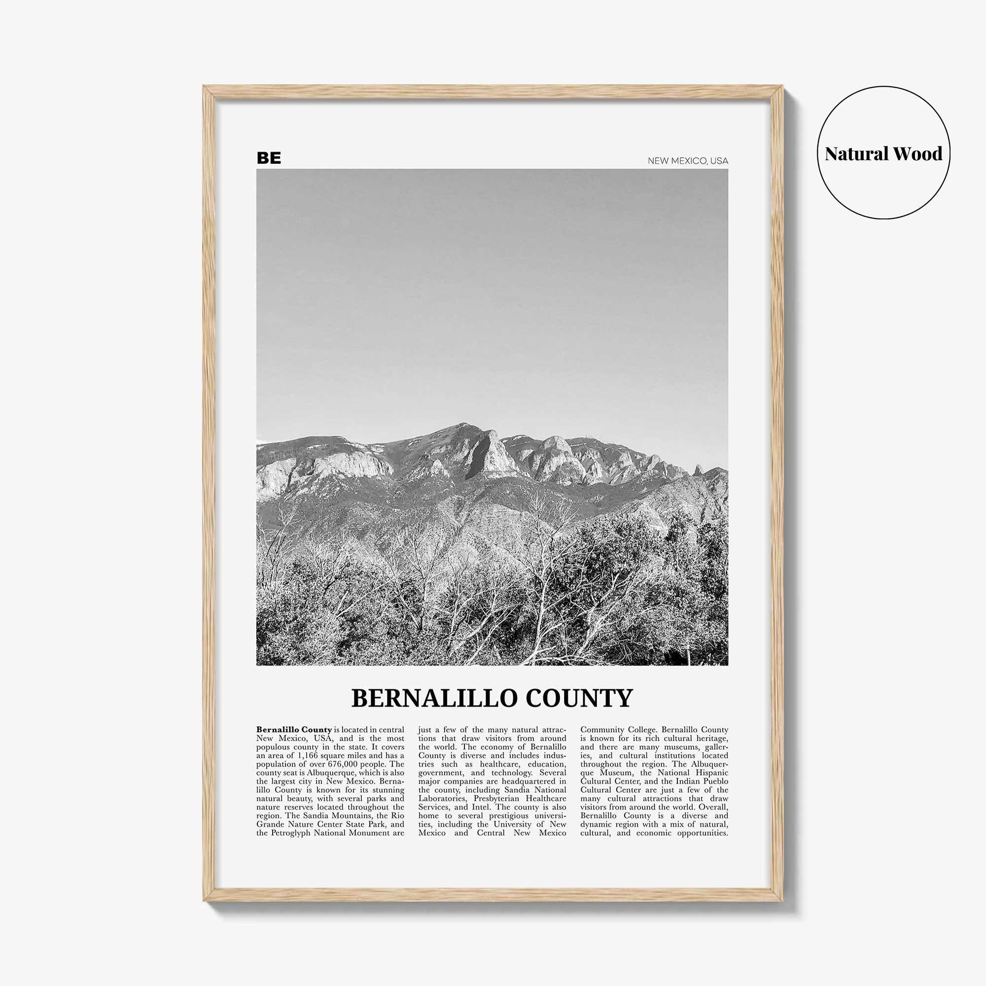Bernalillo County Print Black and White, Bernalillo Wall Art, Bernalillo Poster, Bernalillo Photo, Bernalillo Wall Décor, Bernalillo Map