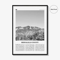 Bernalillo County Print Black and White, Bernalillo Wall Art, Bernalillo Poster, Bernalillo Photo, Bernalillo Wall Décor, Bernalillo Map