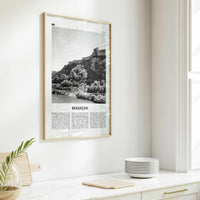 Besancon Print Black and White, Besançon Wall Art, Besançon Poster, Besançon Photo, Besançon Wall Décor, Besançon Map, France