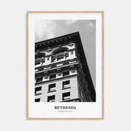 Bethesda Portrait B&W Poster