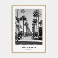 Beverly Hills Portrait B&W Poster