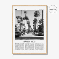 Beverly Hills Print Black and White, Beverly Hills Wall Art, Beverly Hills Poster, 90210 Print, California USA, United States, North America