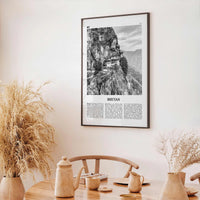 Bhutan Print Black and White, Bhutan Wall Art, Bhutan Poster, Bhutan Photo, Bhutan Wall Decor, Country Art Print, Thimphu, Asia