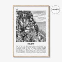 Bhutan Print Black and White, Bhutan Wall Art, Bhutan Poster, Bhutan Photo, Bhutan Wall Decor, Country Art Print, Thimphu, Asia