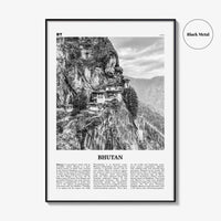 Bhutan Print Black and White, Bhutan Wall Art, Bhutan Poster, Bhutan Photo, Bhutan Wall Decor, Country Art Print, Thimphu, Asia