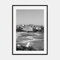 Biarritz Photo B&W Poster