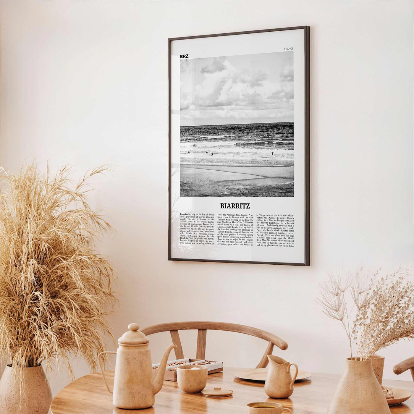 Biarritz Print Black and White, Biarritz Wall Art, Biarritz Poster, Biarritz Photo, Biarritz Wall Décor, France, Miarritze, Biàrritz