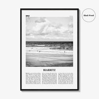 Biarritz Print Black and White, Biarritz Wall Art, Biarritz Poster, Biarritz Photo, Biarritz Wall Décor, France, Miarritze, Biàrritz