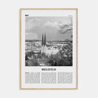 Bielefeld Travel B&W Poster