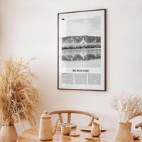 Big Bear Lake Print Black and White No 1, Big Bear Lake Wall Art, Big Bear Lake Poster, Big Bear Lake Photo, Big Bear Décor, California