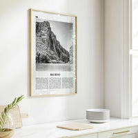 Big Bend National Park Print Black and White, Big Bend Wall Art, Big Bend Poster, Big Bend Photo, Chihuahuan Desert, Texas, USA