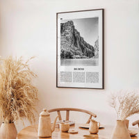 Big Bend National Park Print Black and White, Big Bend Wall Art, Big Bend Poster, Big Bend Photo, Chihuahuan Desert, Texas, USA