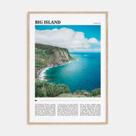 Big Island Travel Color Poster