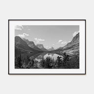 Big Sky Landscape B&W Poster