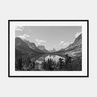 Big Sky Landscape B&W Poster