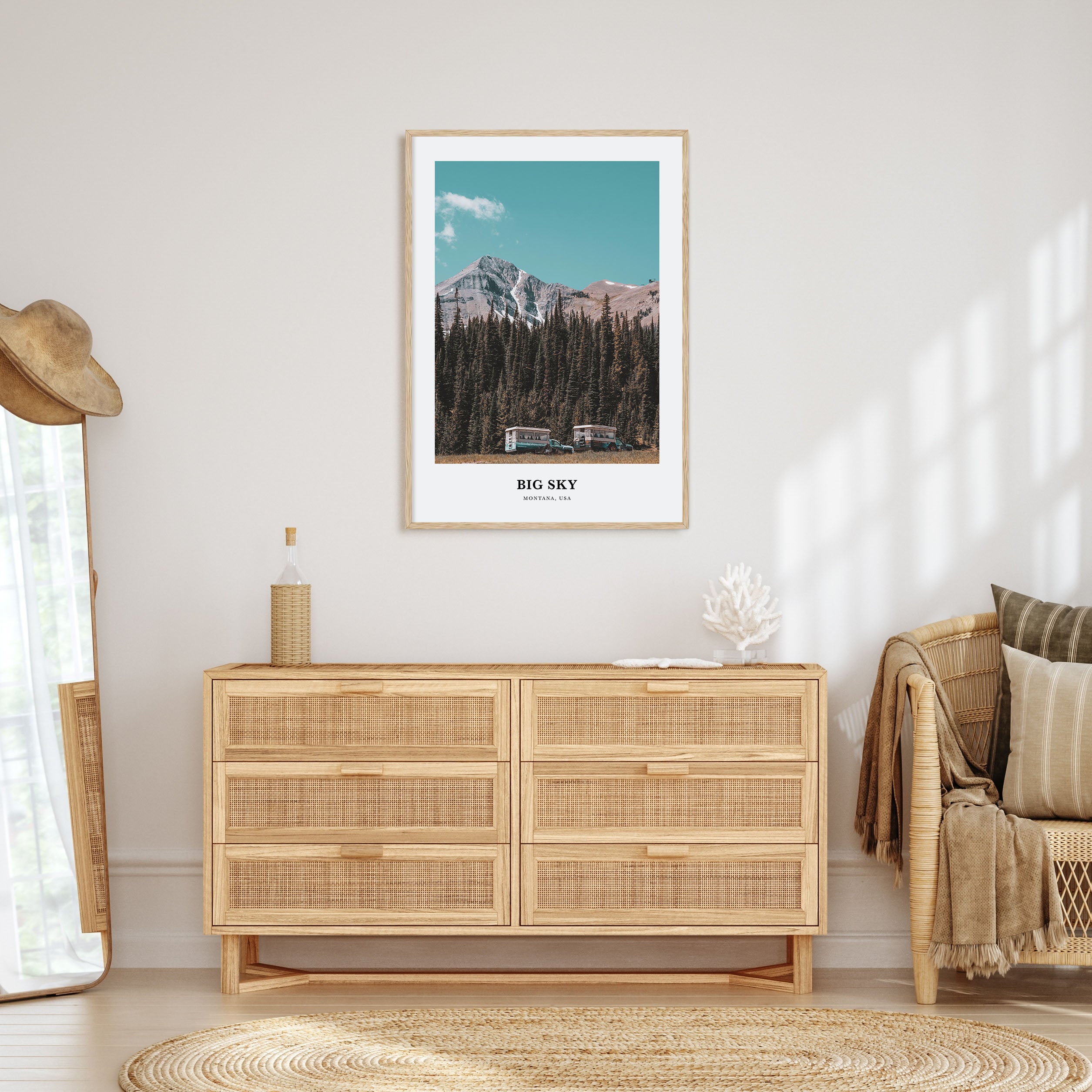 Big Sky Portrait Color Poster