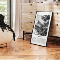 Big Sky Print Black and White, Big Sky Wall Art, Big Sky Poster, Big Sky Photo, Big Sky Map, Montana, USA, United States