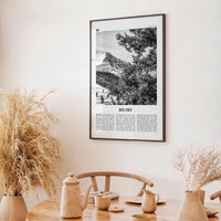 Big Sky Print Black and White, Big Sky Wall Art, Big Sky Poster, Big Sky Photo, Big Sky Map, Montana, USA, United States