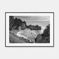 Big Sur Landscape B&W Poster